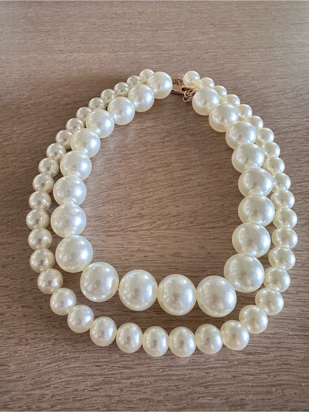 Zara Set of Two Faux Pearl Necklaces - Picture 2 of 4